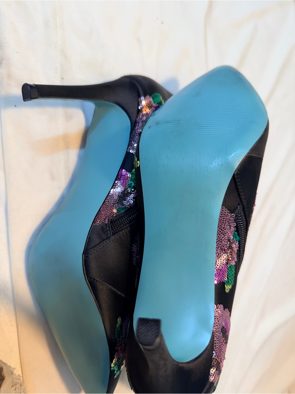 Betsy Johnson Sequin Stiletto Boot - Picture 8 of 9